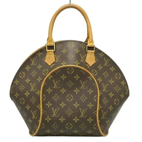 100% Authentic LOUIS VUITTON Ellipse MM Monogram Handbag Monogram Canvas - Picture 1 of 14